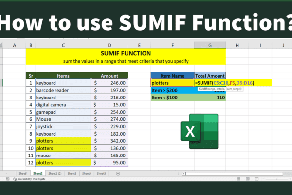 sumif